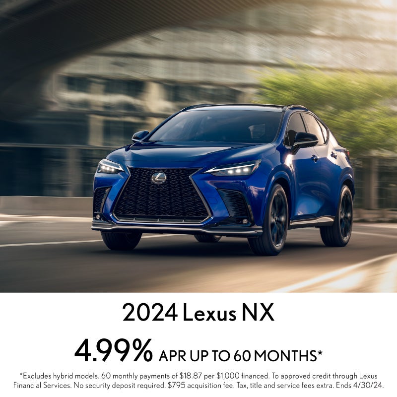 2024 Lexus NX 4.99% APR